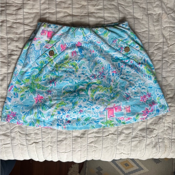 Lilly Pulitzer Blue and Pink skort - Picture 1 of 4